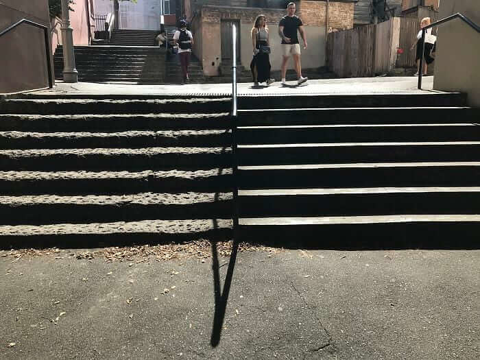 28. Stairs Built in 1829 vs. 2005