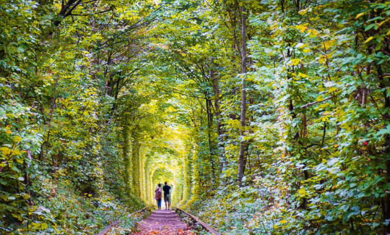 3. Tunnel of Love in Klevan, Ukraine