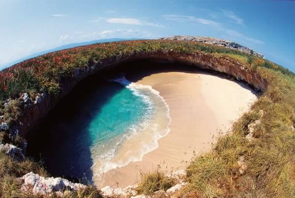 24. Hidden Beach on Marietas Islands in Puerto Vallarta, Mexico