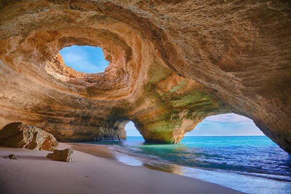 15. Benagil Sea Cave in Algarve, Portugal