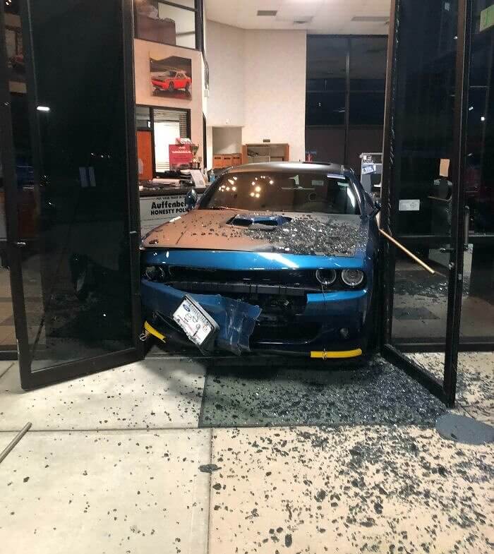 Someone Tried to Steal A Car From the Dealership