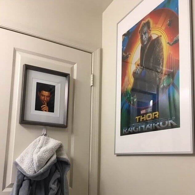 A Jeff Goldblum Shrine in the Bathroom