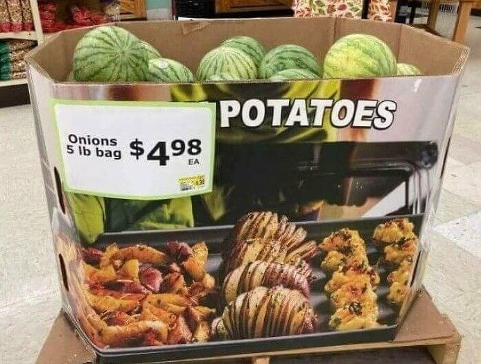 Make up Your Mind - Are These Watermelons Potatoes or Onions?!