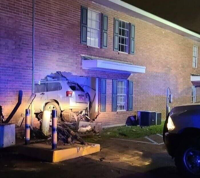 This Car Went Straight Through a Home Made of Brick