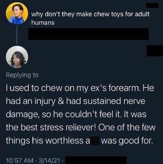 A Chew Toy for Humans, Not a Human Chew Toy