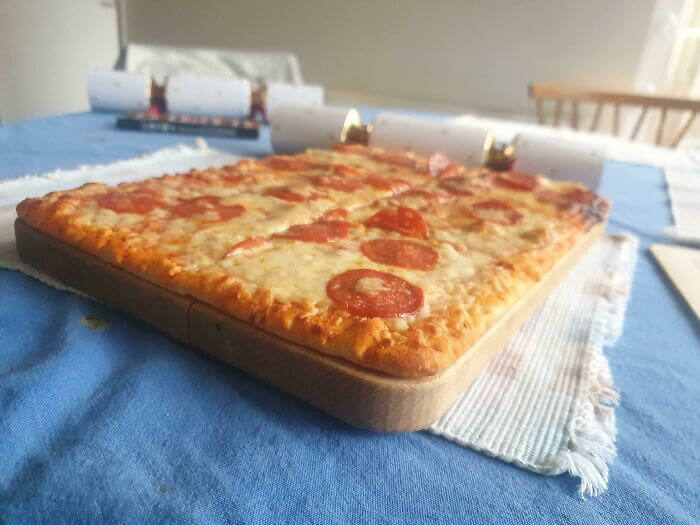 A Chopping Board Made For Pizza