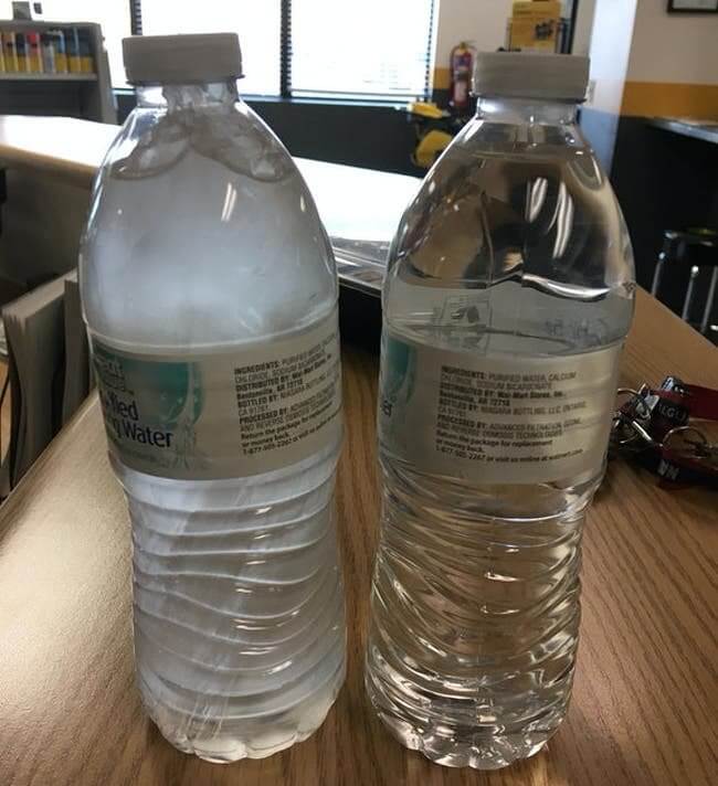 The Mystery Of The Frozen And Unfrozen Water Bottles