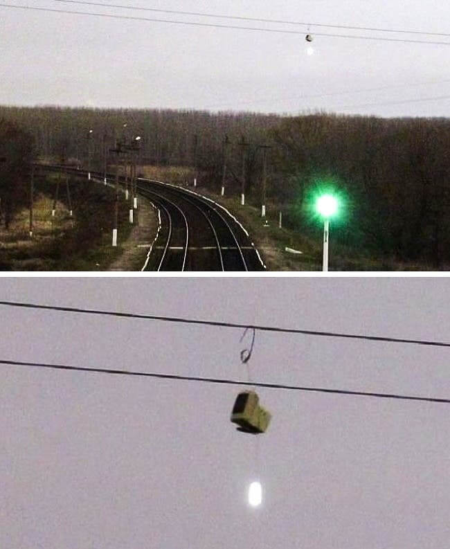 Bad Computers Get Time Outs On Electrical Wires Over Trains