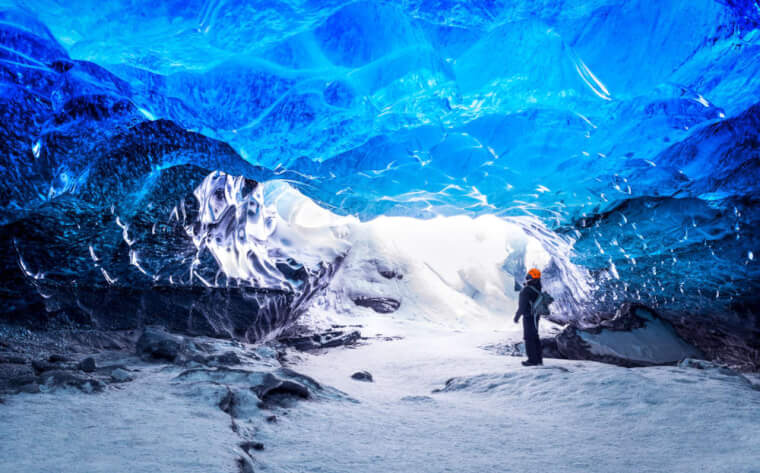 2. Skaftafell Ice Cave, Iceland