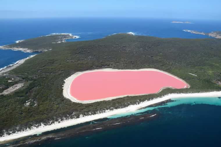 42. Lake Hillier, Australia