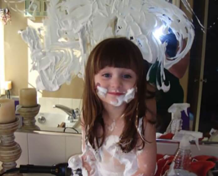 30. Shaving Cream is Fun